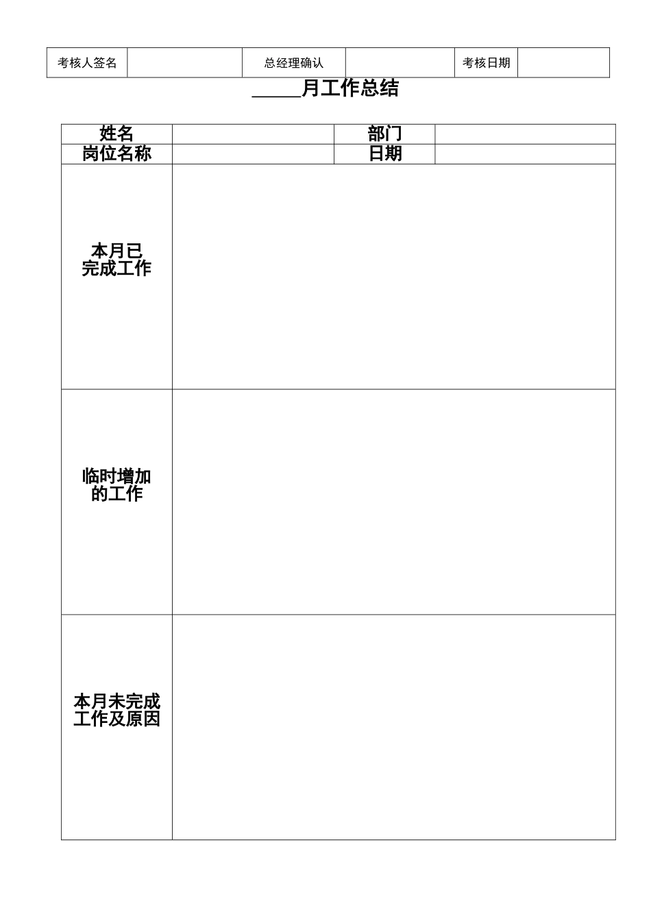 员工绩效考核表格(同名7804)_第3页