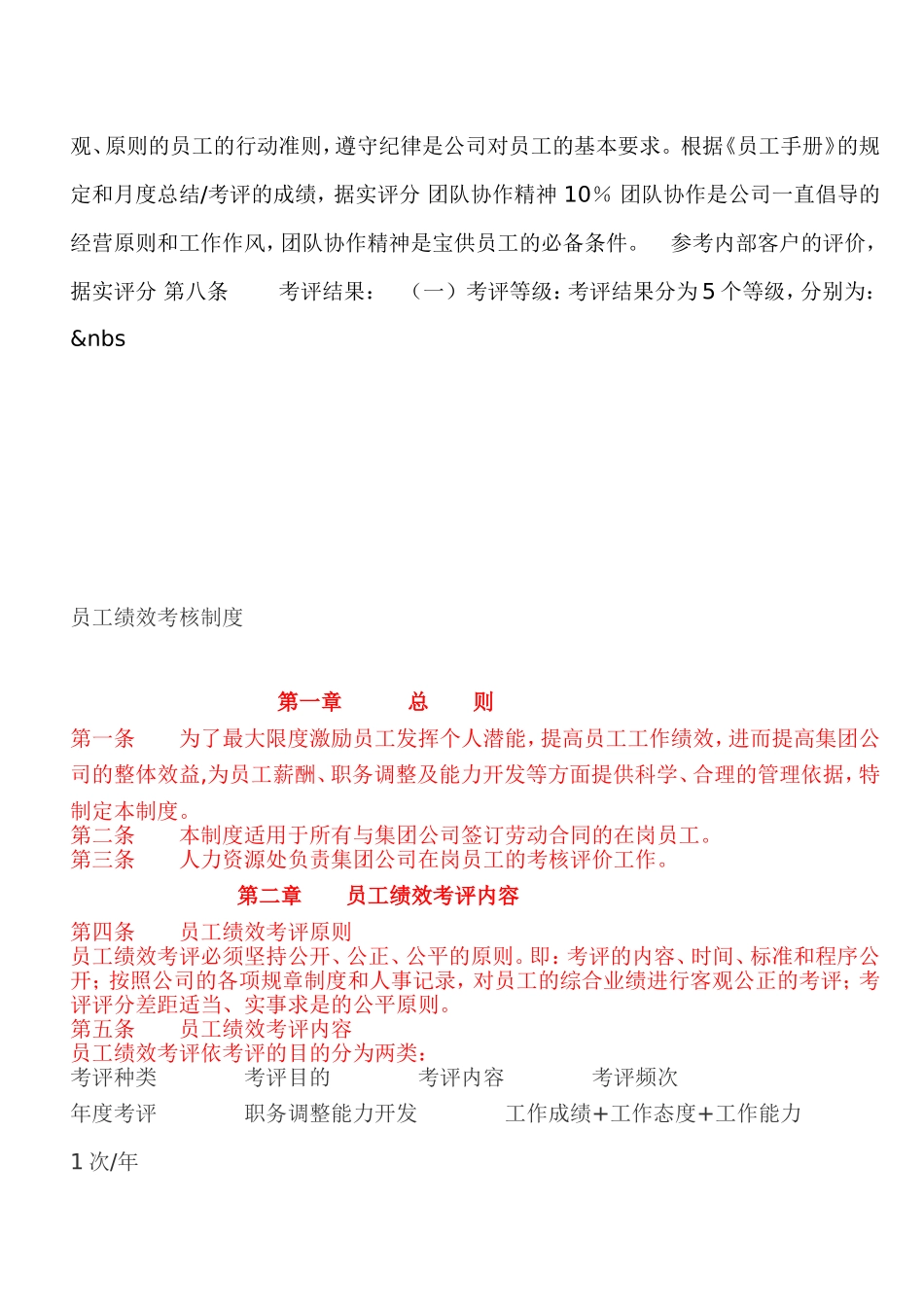 员工绩效考核制度_第2页