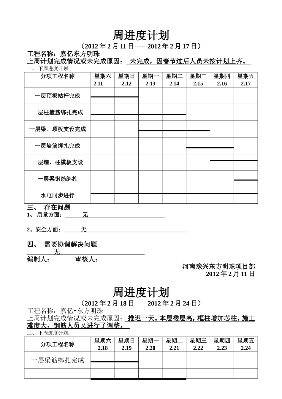 周进度计划1_第1页