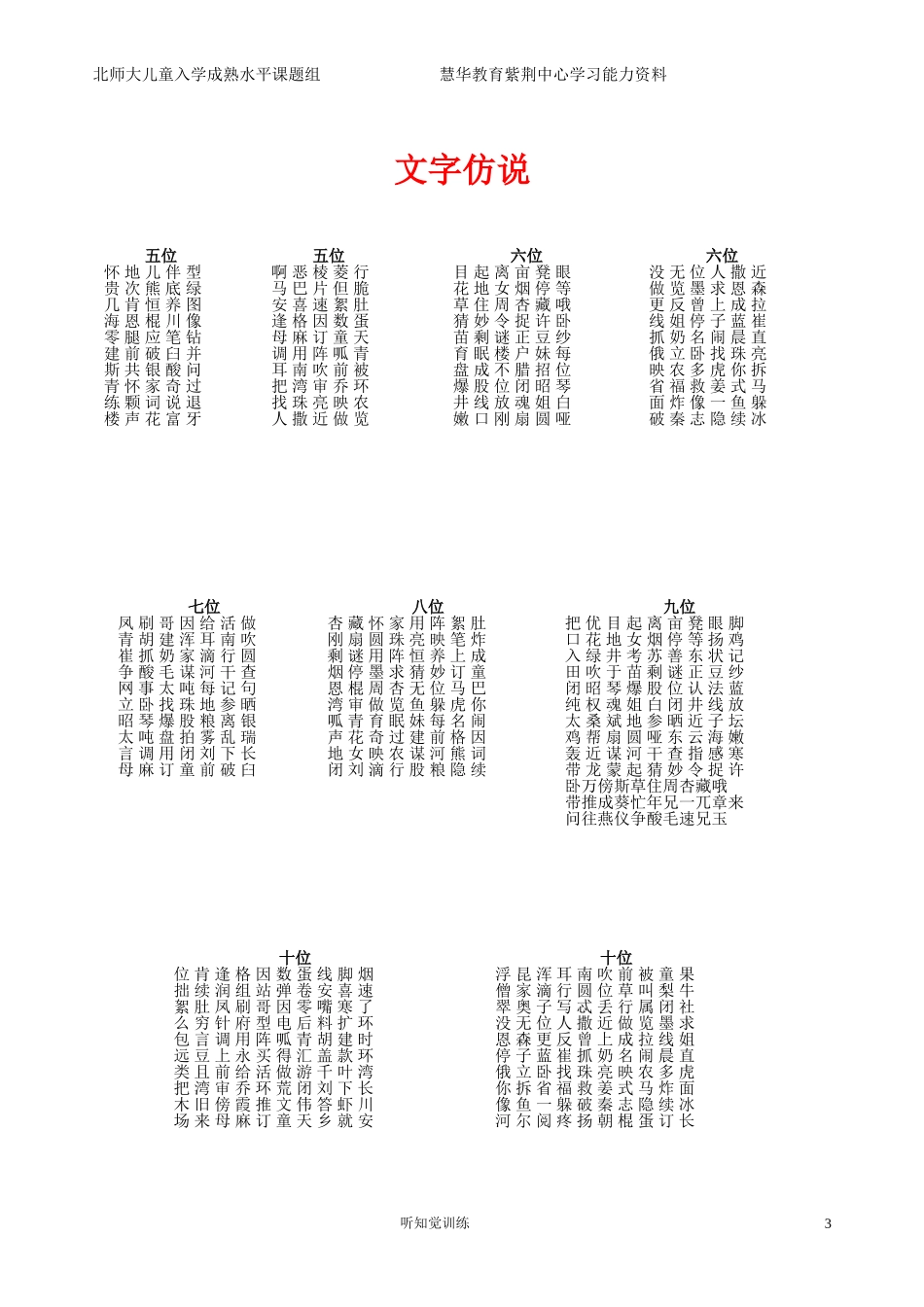 听知觉训练材料_第3页