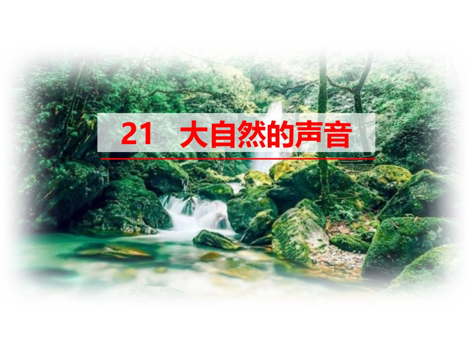 21.大自然的声音_第1页