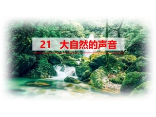 21.大自然的声音