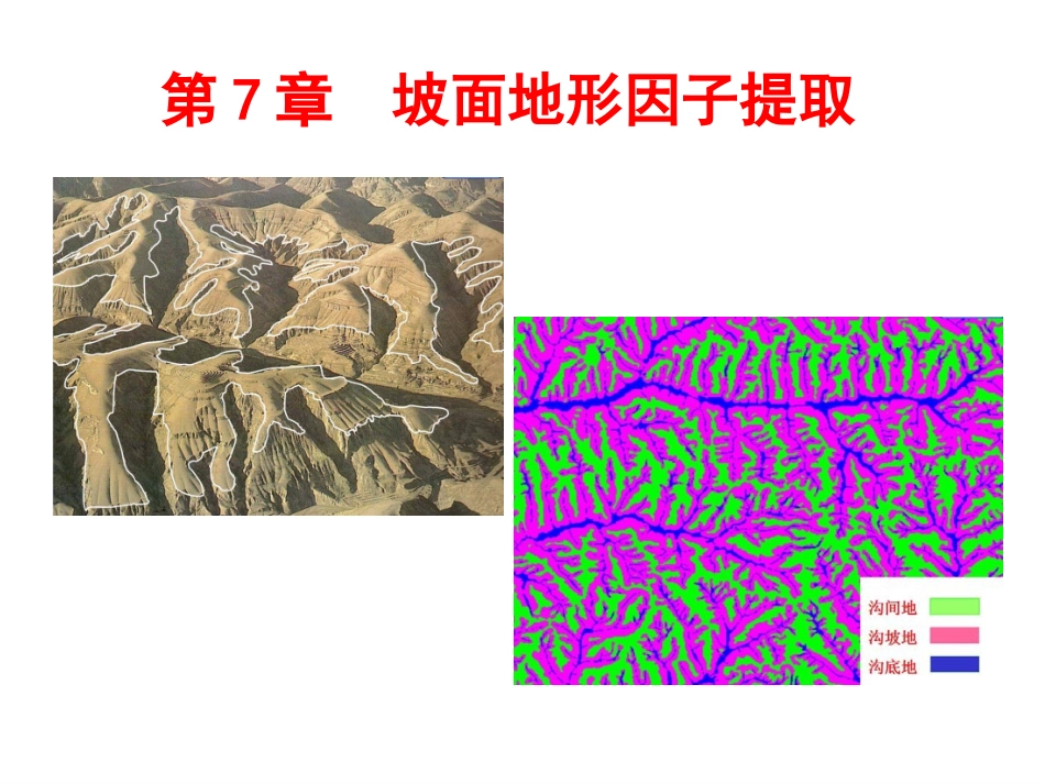 ArcGIS坡面地形因子提取_第1页
