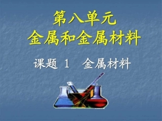 A金属和金属材料