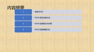 BCM实施指南