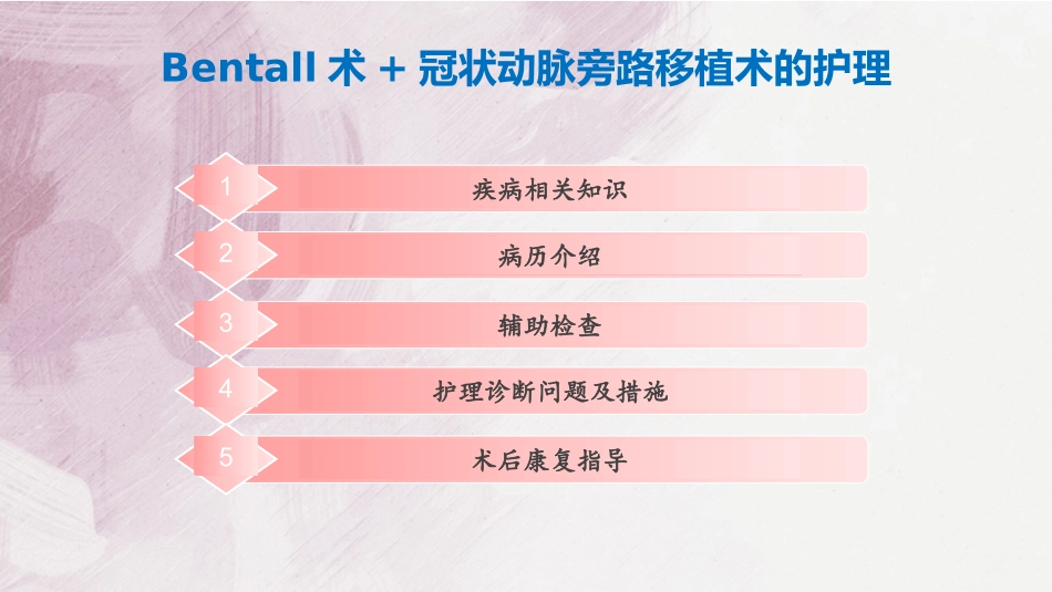 bentall术二尖瓣置换术护理查房版_第2页
