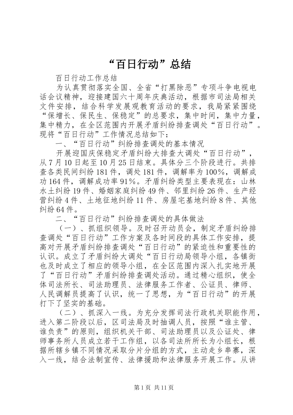 百日行动总结_第1页