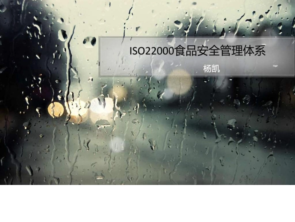 iso2食品安全管理体系_第1页