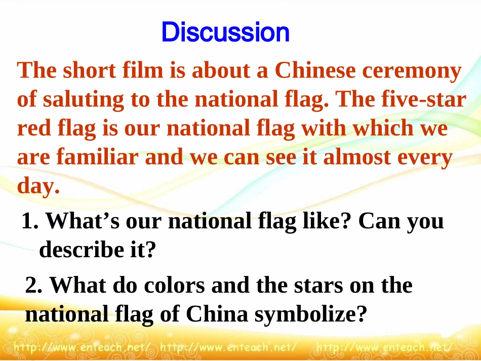 M9U3Nationalflagscoloursandcultures专题培训课件_第2页