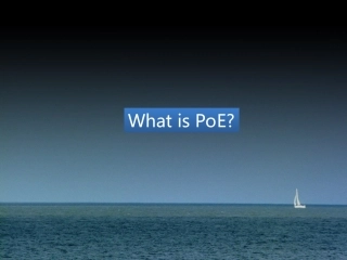 POE供电技术专业课件