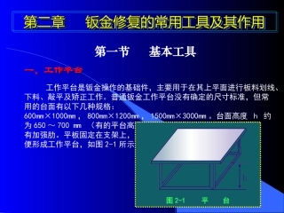 钣金修复的常用工具及其使用