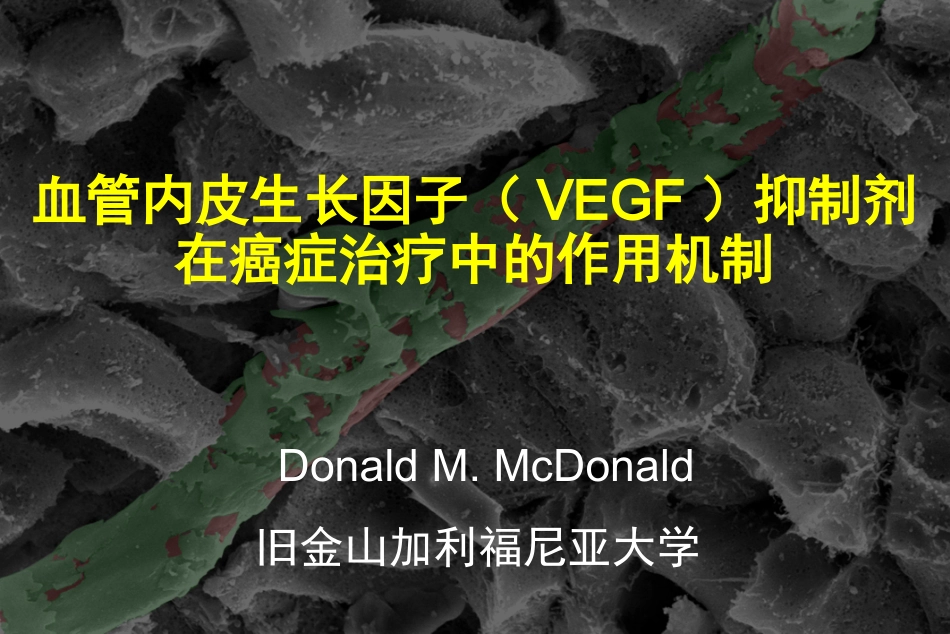 贝伐珠单抗作用机理_第1页