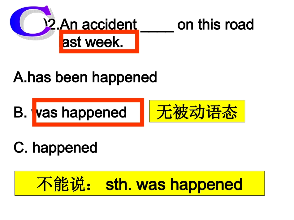 被动语态专项练习_第3页