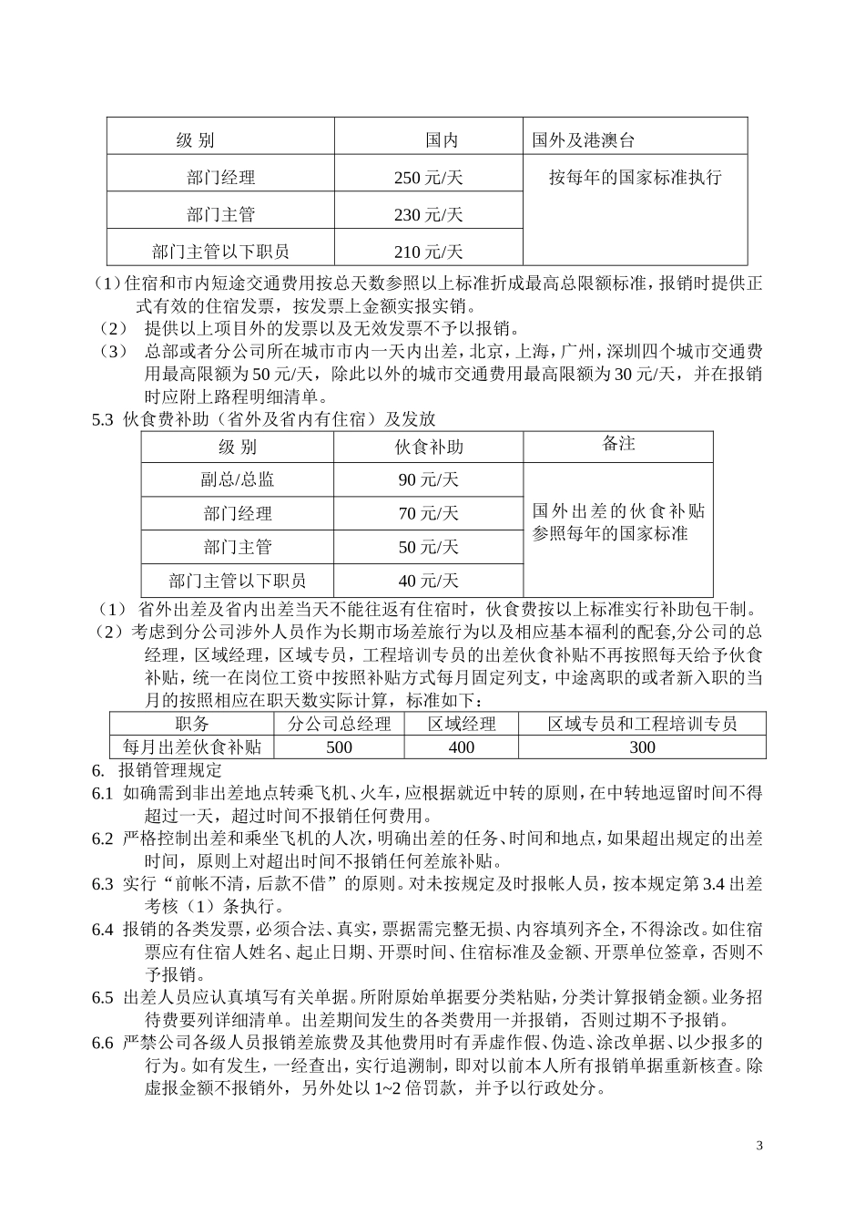 员工出差管理制度(同名13145)_第3页
