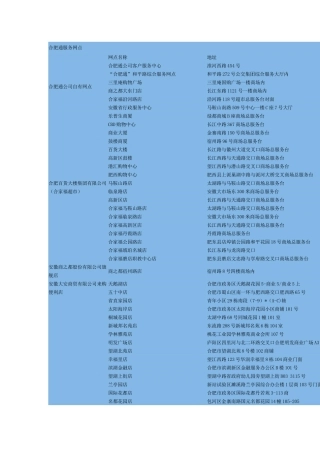 合肥通服务网点