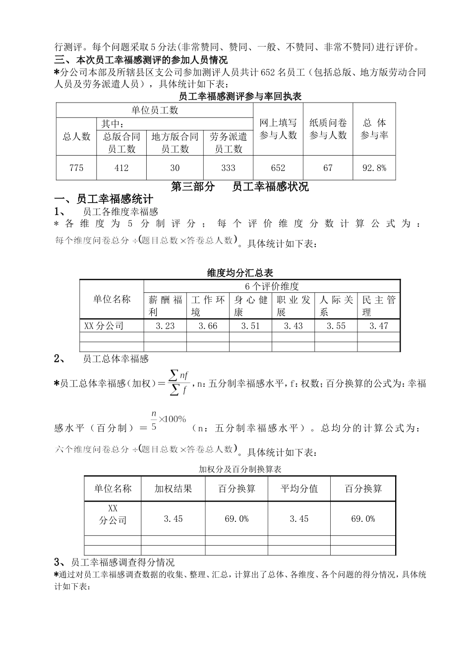 员工幸福感调研报告_第3页