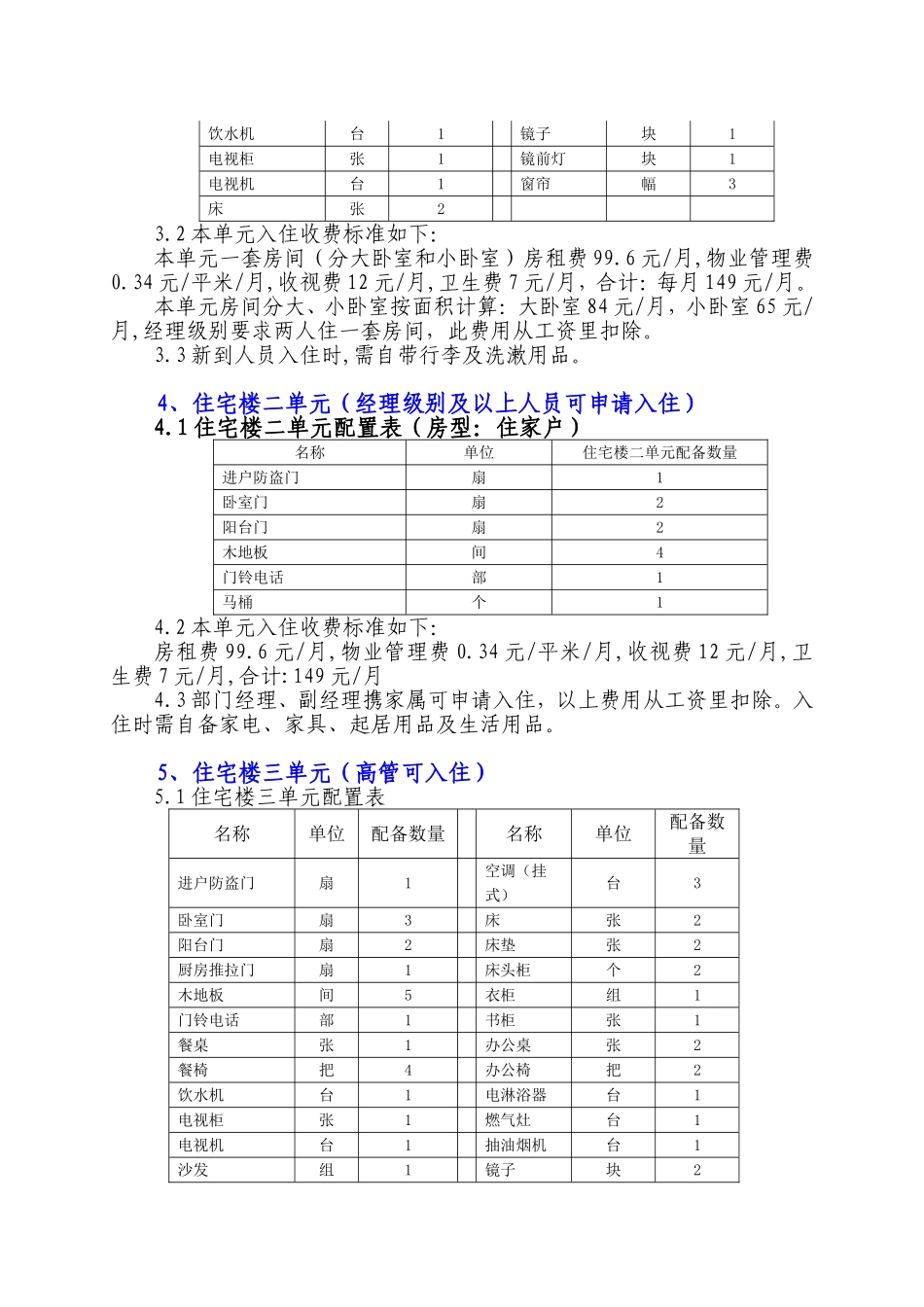 员工住宿标准_第3页