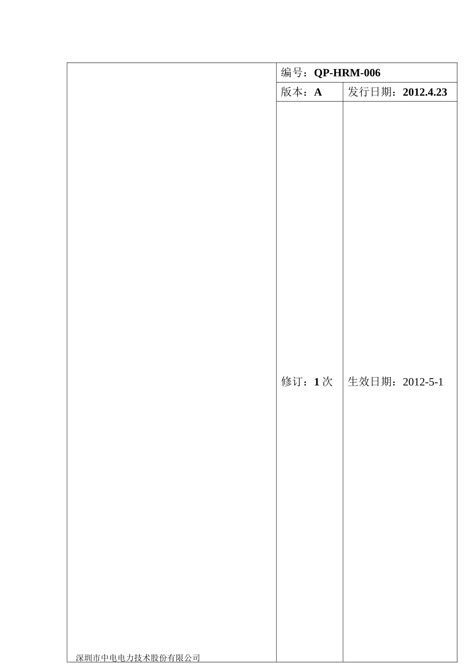 员工在职培训管理制度_第1页