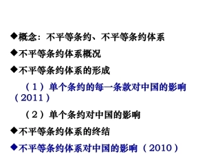 不平等条约体系