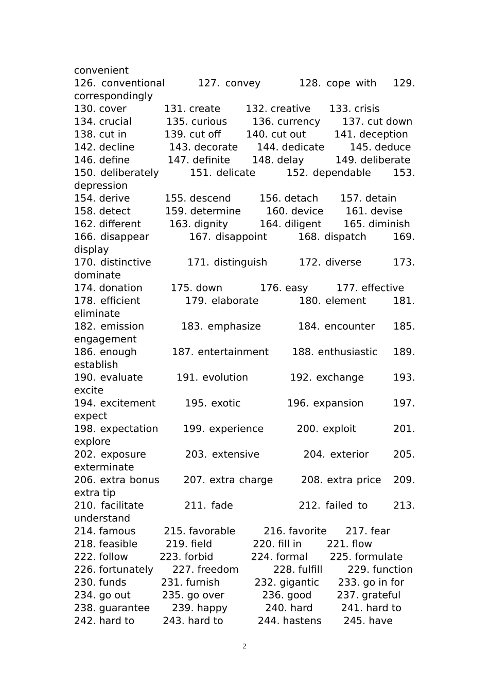 同等学力申请硕士学位英语考试高频词汇_第2页