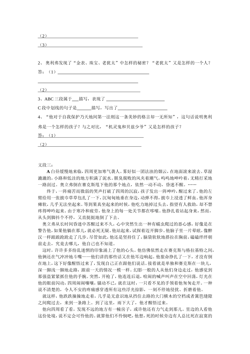 名著阅读练习(同名18577)_第3页