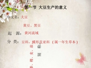 大豆栽培技术专题培训课件