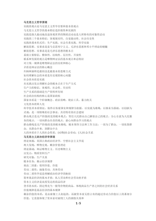 各种本质、核心、方针、路线、指导思想总结