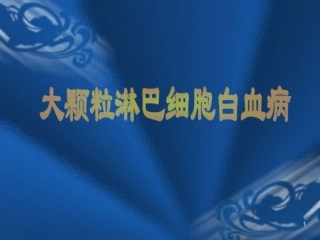 大颗粒淋巴细胞LGL