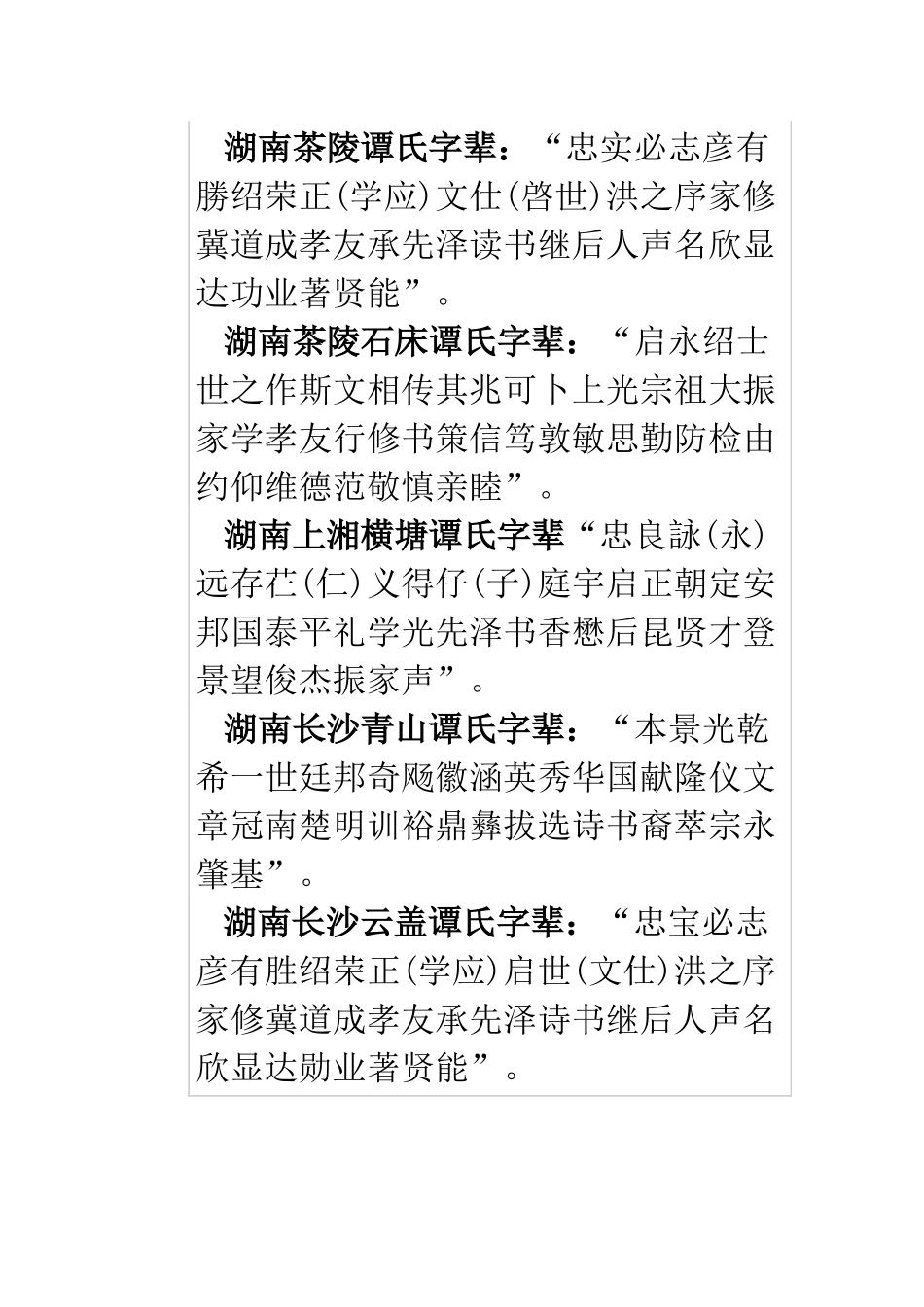 各地谭氏字辈_第2页