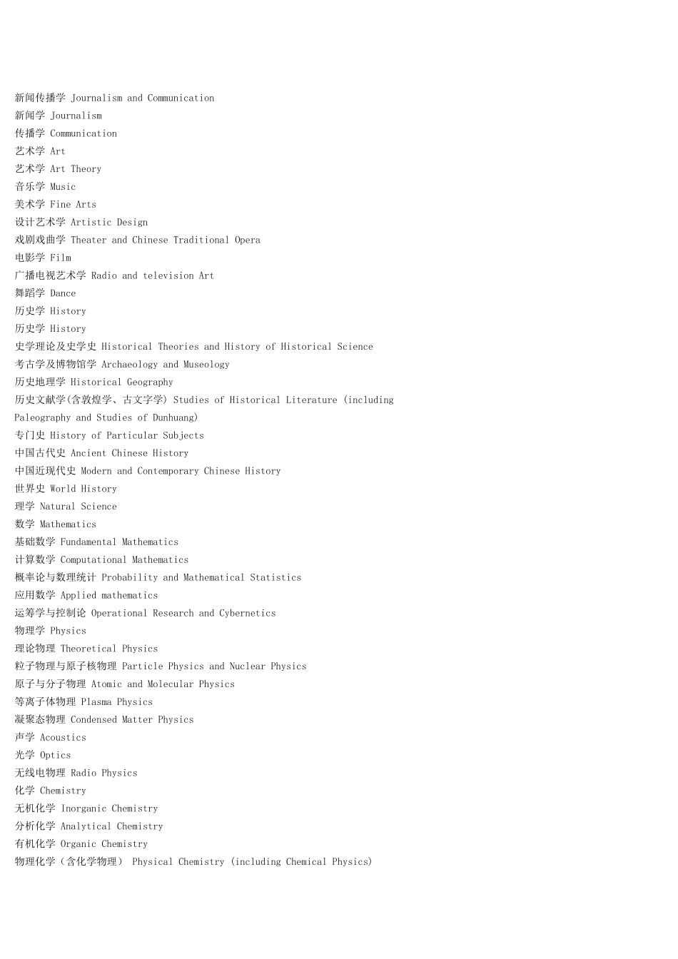 各个科目的英语单词_第3页