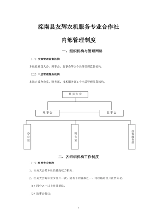 合作社管理制度(同名15071)