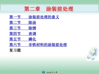 第二章涂装前处理