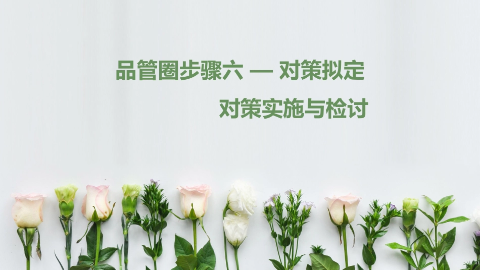 第六期对策拟定对策实施_第1页