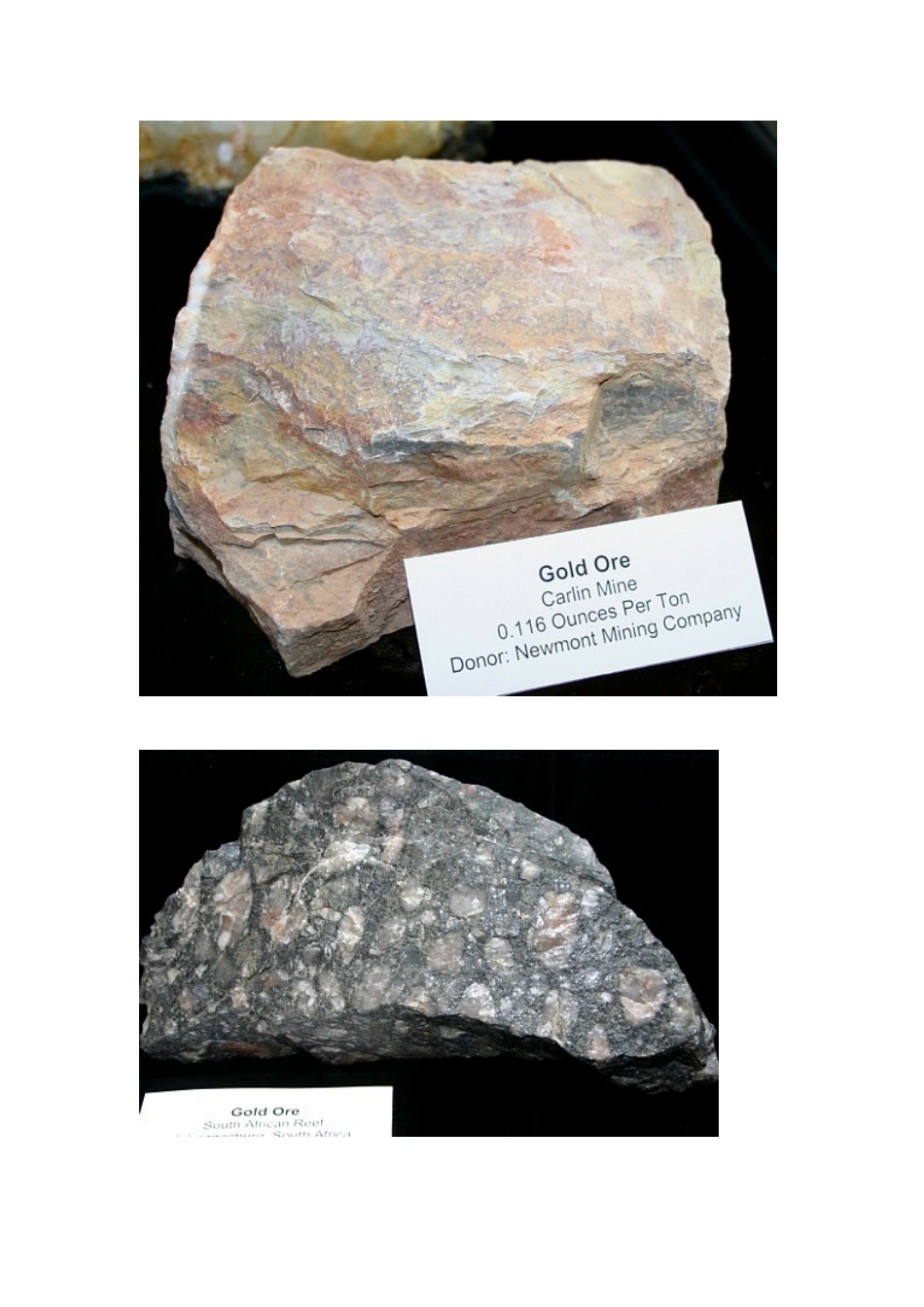 各种金矿矿石图片_第2页