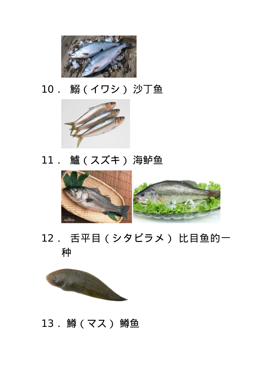 各种鱼贝日语名字(图文)_第3页