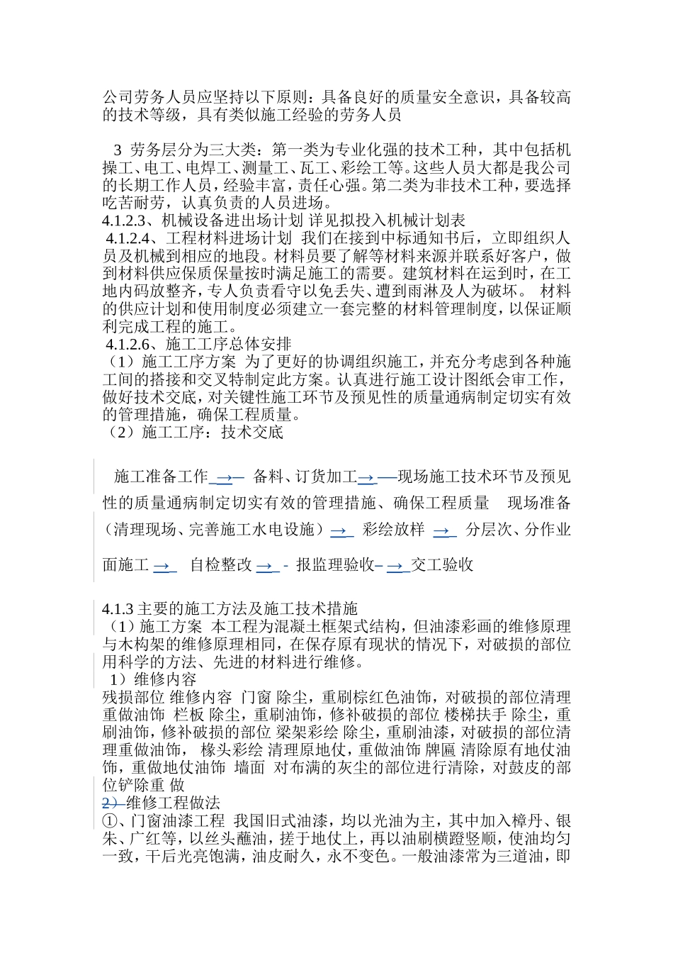 古建彩绘工程组织设计规范_第2页