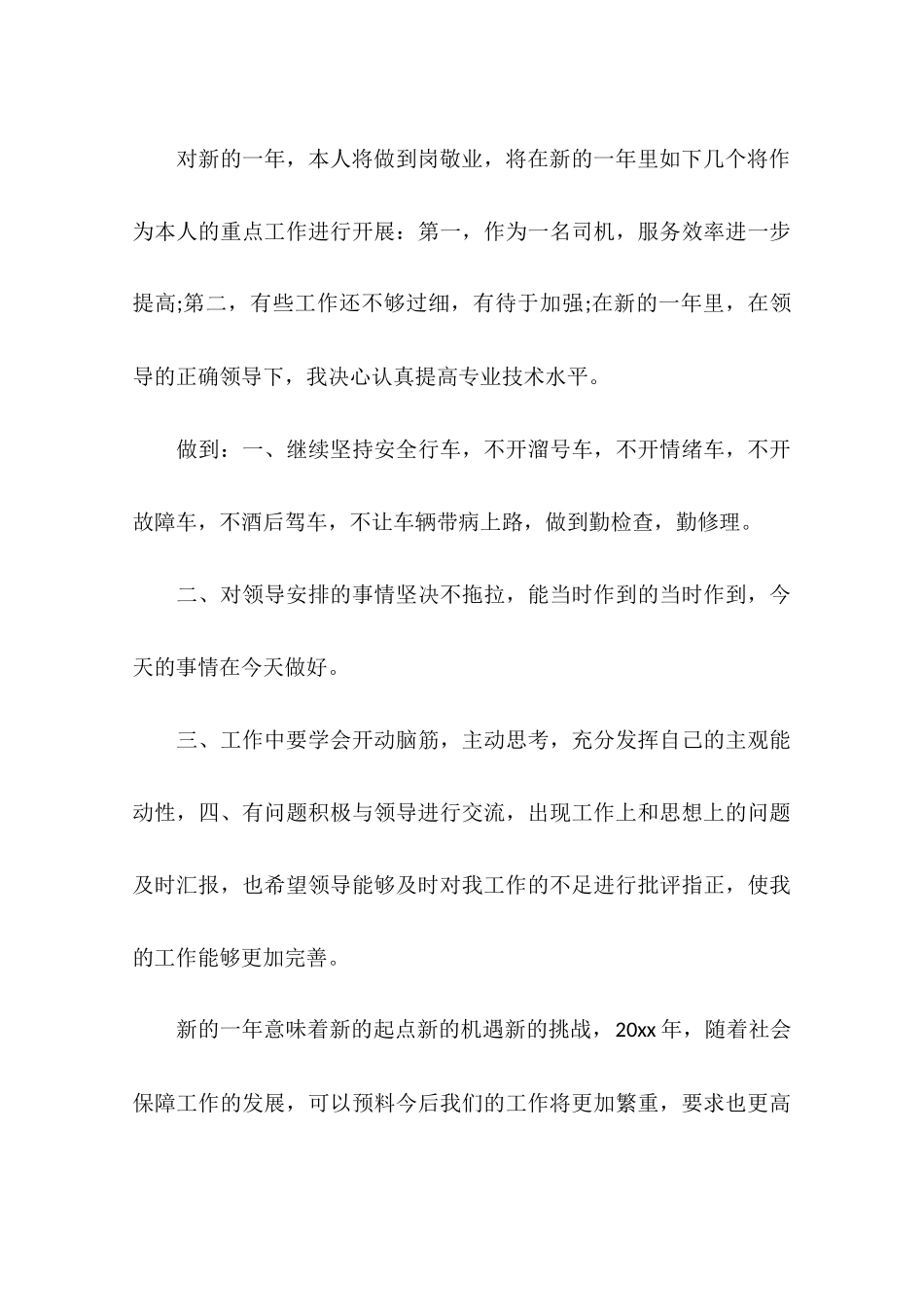 司机职业目标范文_第3页