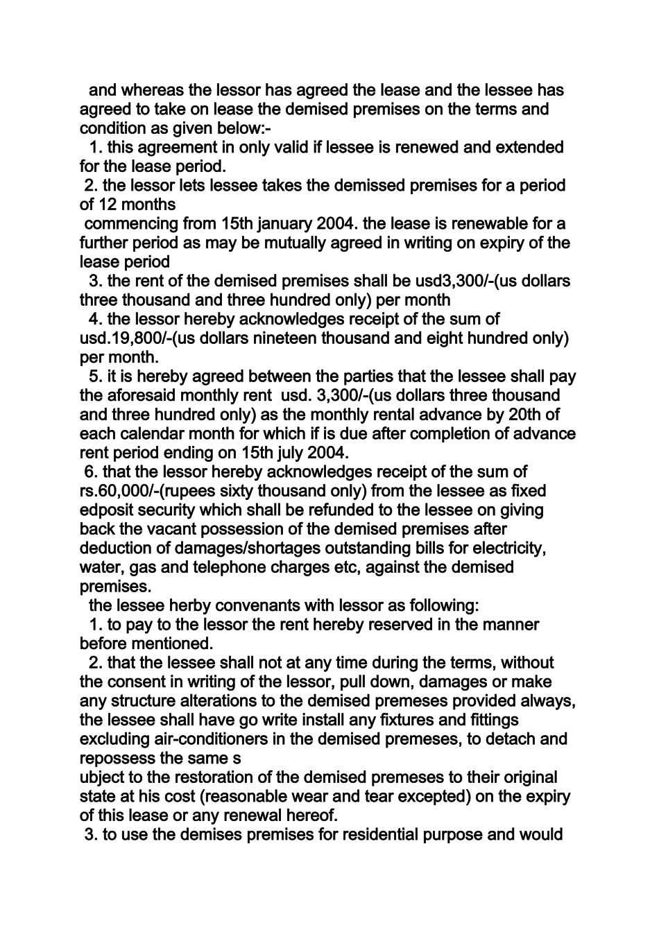 合同范本之租房合同中英文_第3页