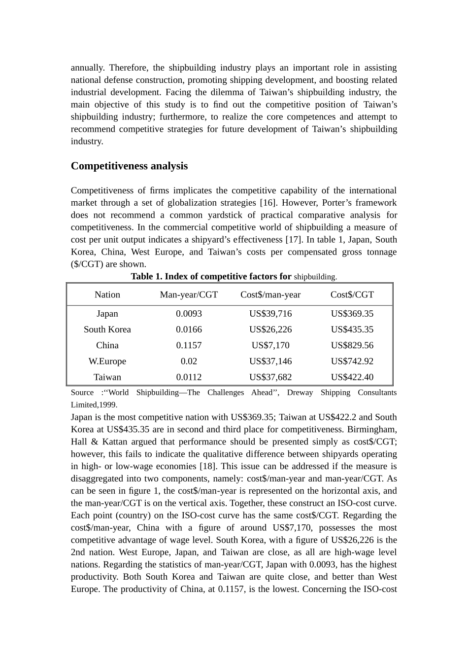 台湾造船业的核心能力和竞争策略--英文版_第3页