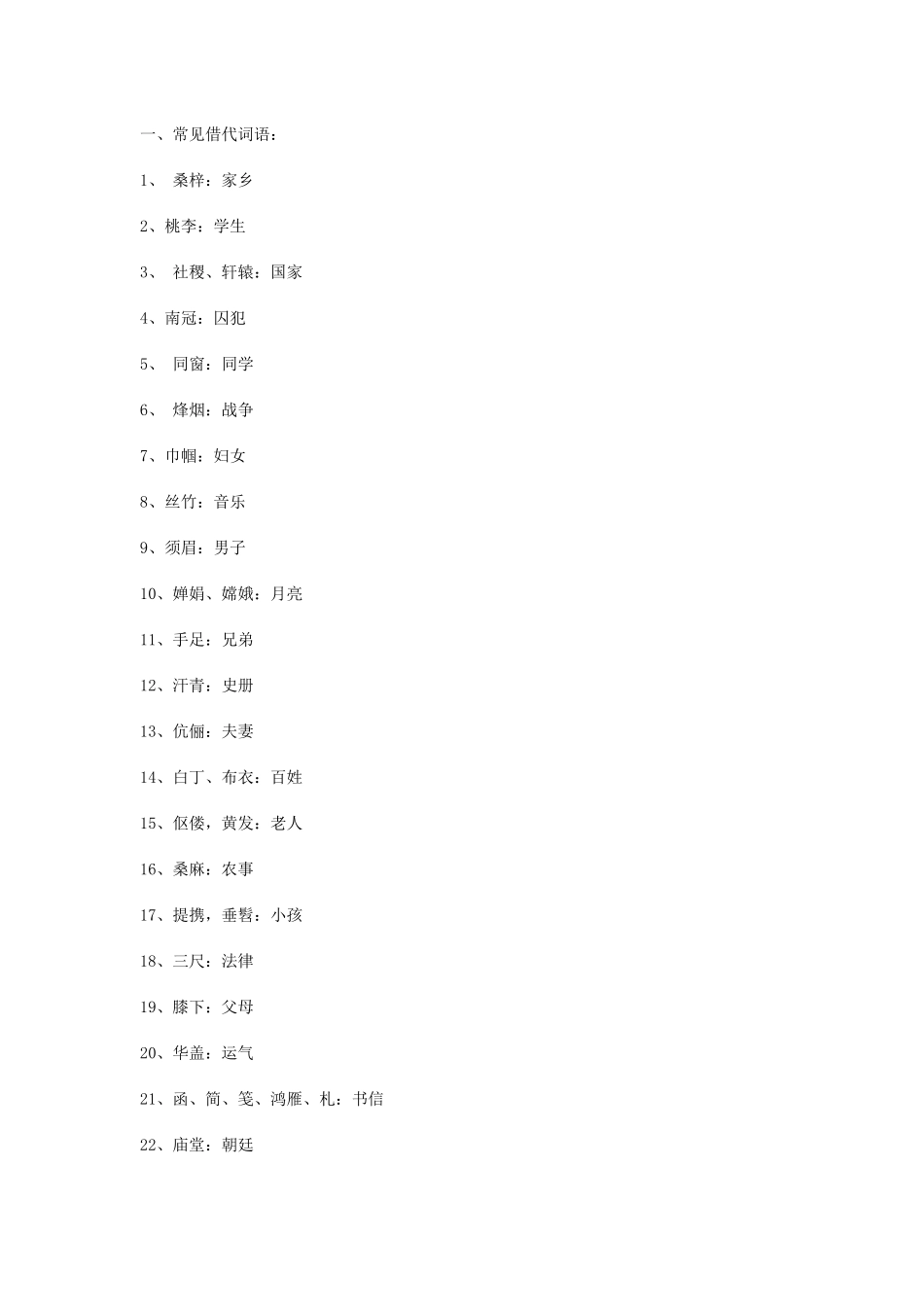古诗中常见文化常识_第1页