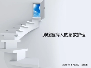 肺栓塞病人的护理