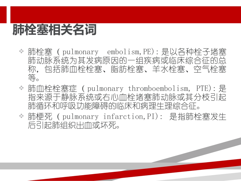 肺栓塞危险分层及处置策略_第2页