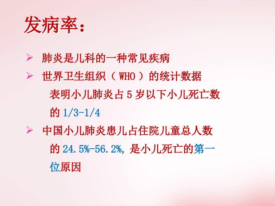 肺炎患儿的护理及健康教育课件_第3页