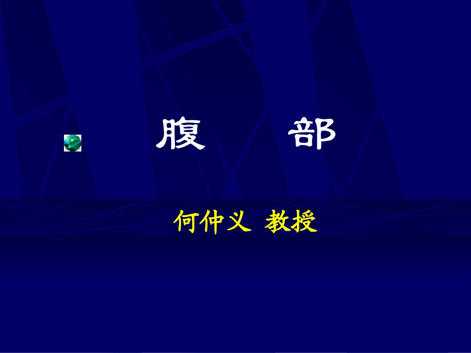 腹部断层解剖学_第1页