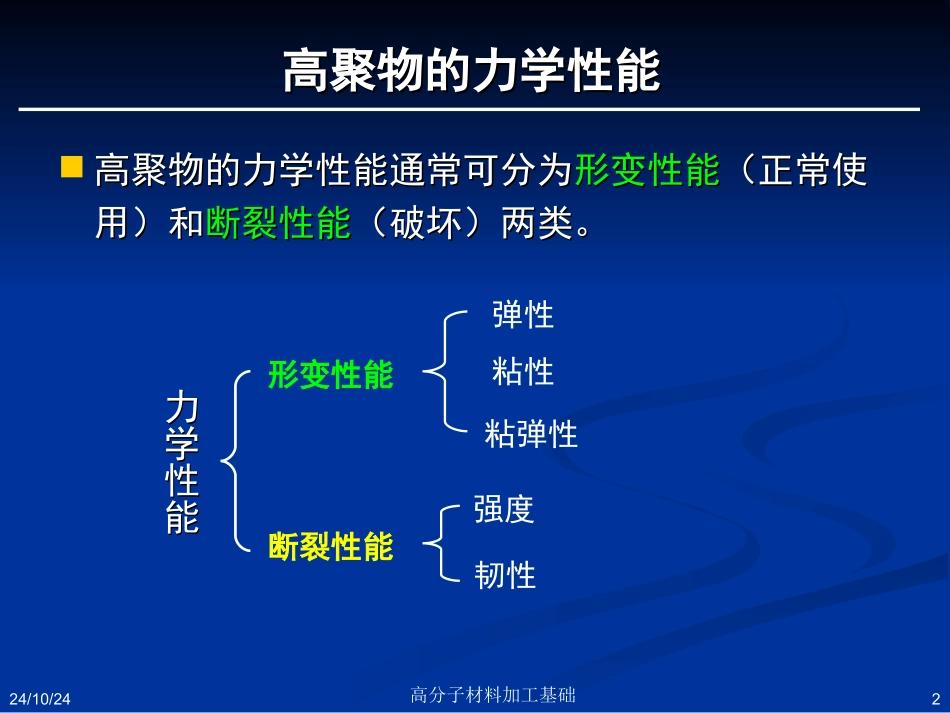 高聚物的弹性和力学松弛解析_第2页