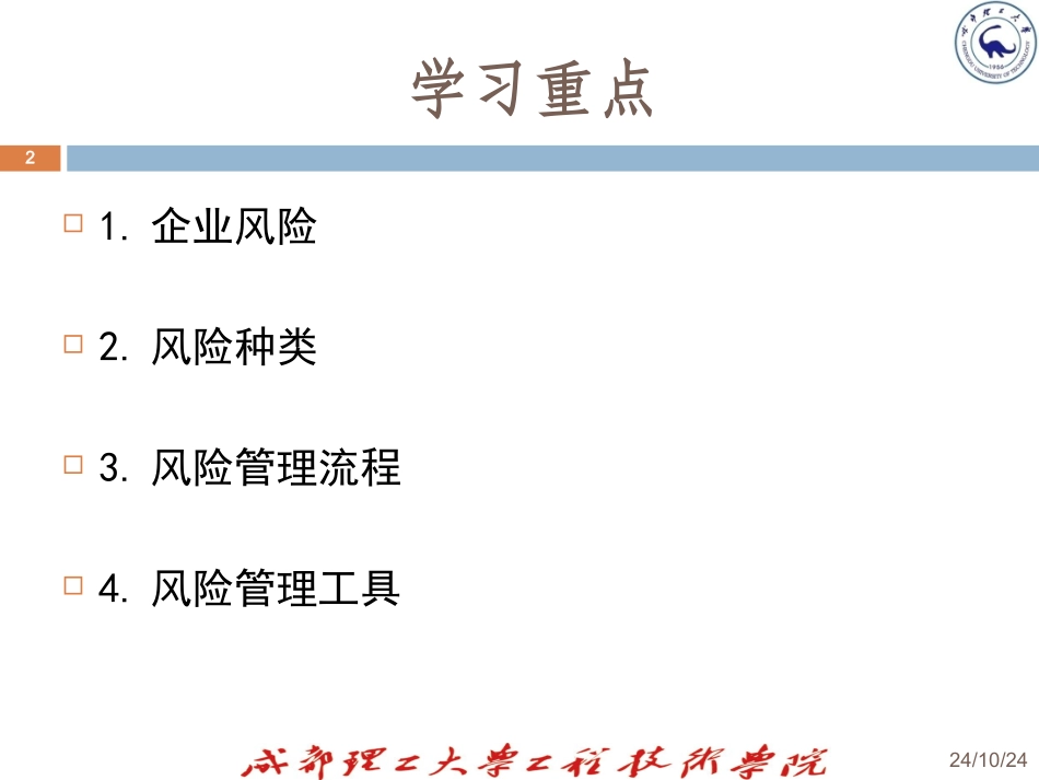 公司战略与风险管理第五章风险与风险管理_第2页