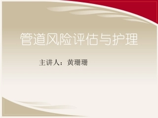管道风险评估