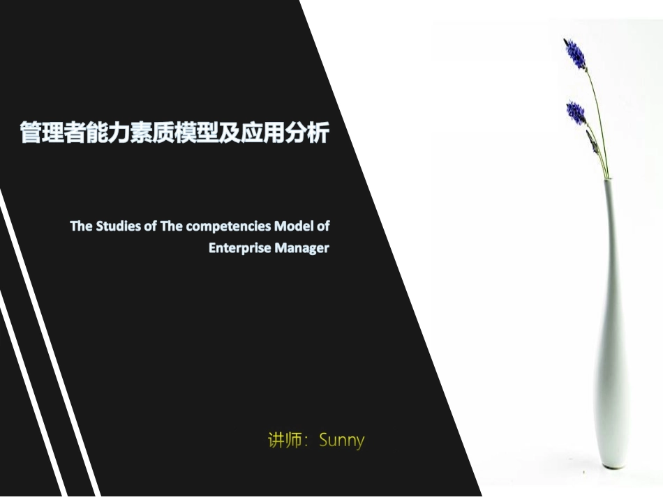 管理者素质模型_第1页