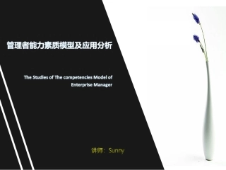 管理者素质模型