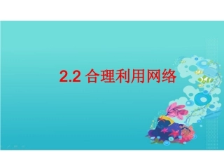 合理利用网络